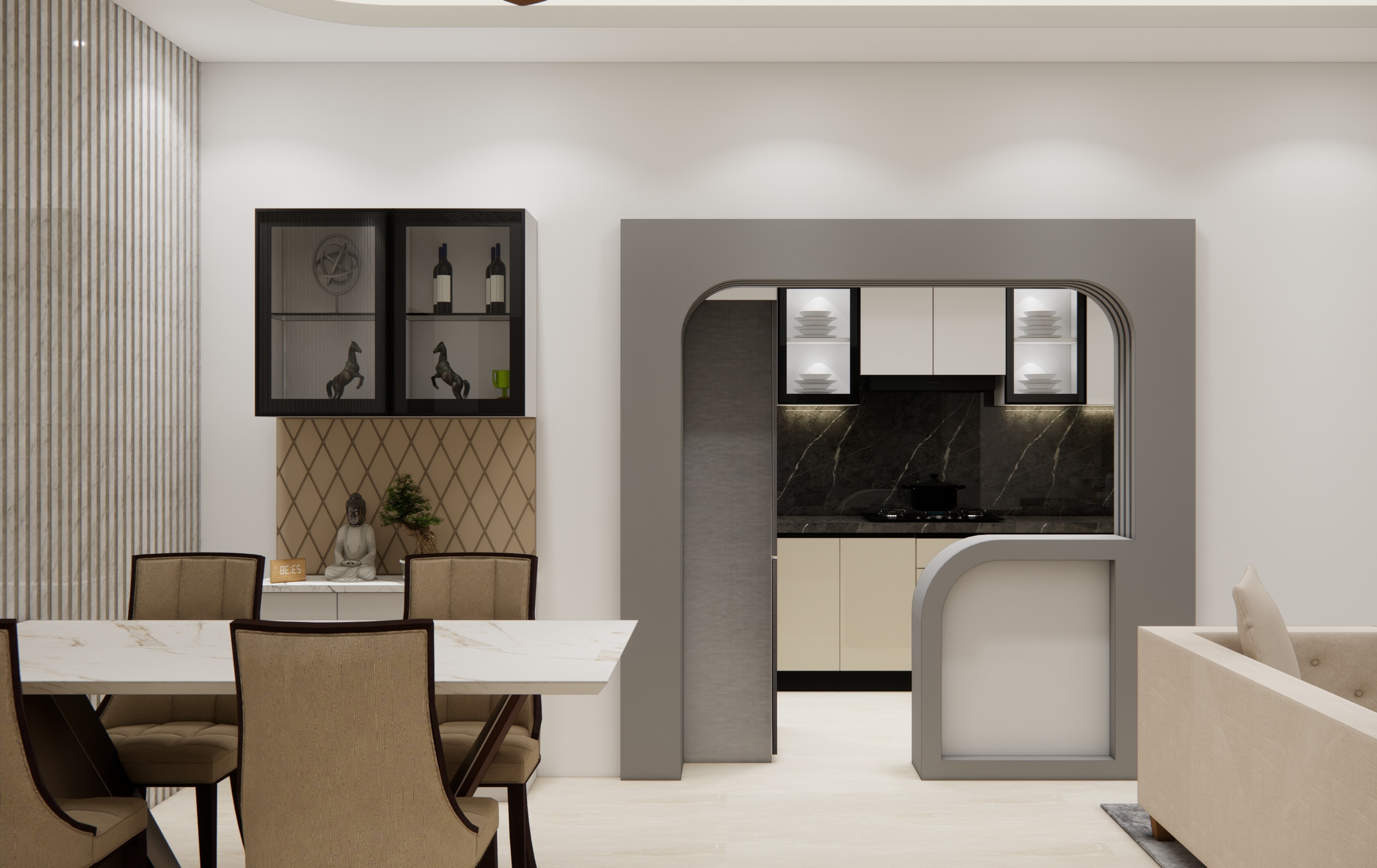 Serene Urban Living | Naims interior - view 9